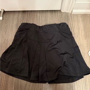 Black Pleated Skirt